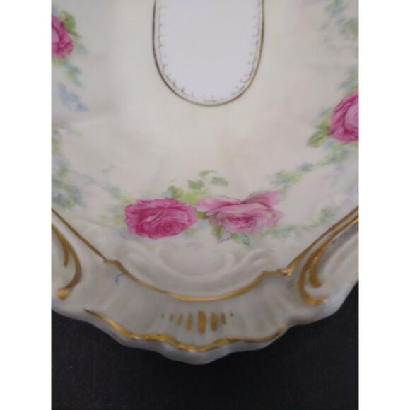 Old Ivory German Porcelain Relish Dish - Picture 8 of 9